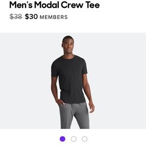 NWOT MeUndies Men’s Modal Tees (2), size Large